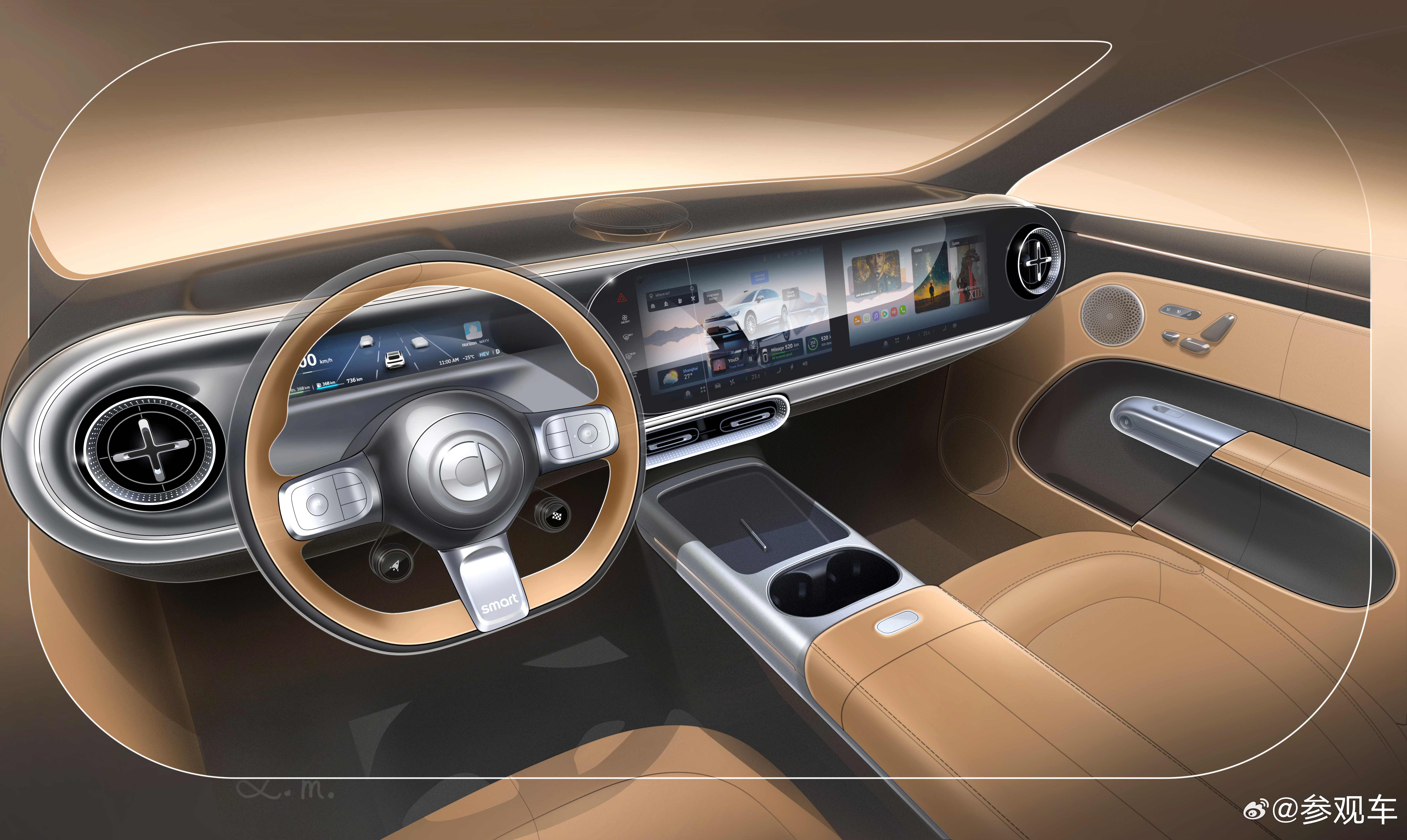 奔驰内饰丢掉的豪华感，被smart精灵6号捡回来了？奔驰发布了新款GLS和GLE