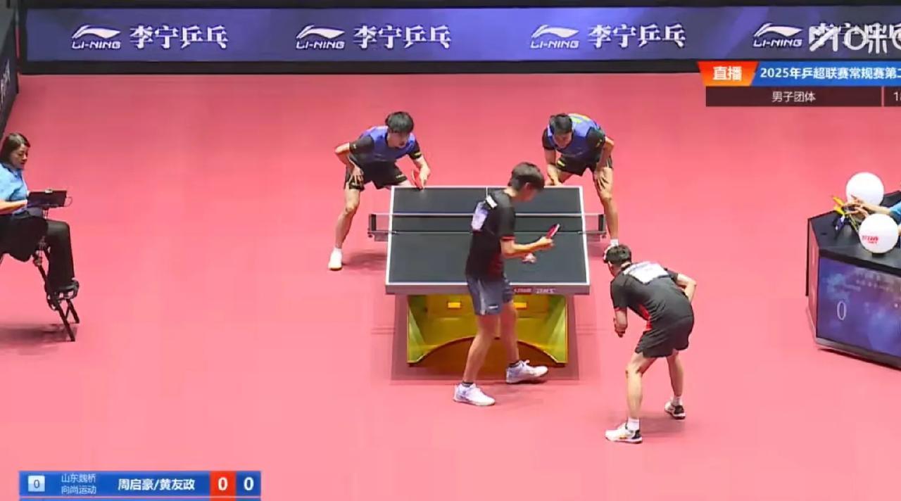 18:30山东魏桥还有一场比赛，由于梁靖崑伤病退出乒超联赛，小林上午进行了两