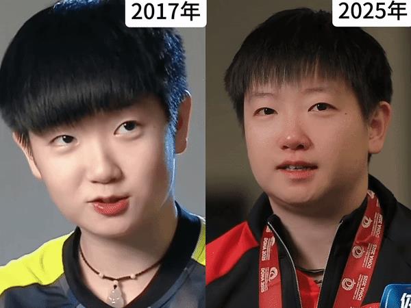 八年的成长，即欣慰又心痛八年前莎莎笑的外在，眼睛明媚，八年后莎莎笑的内敛，