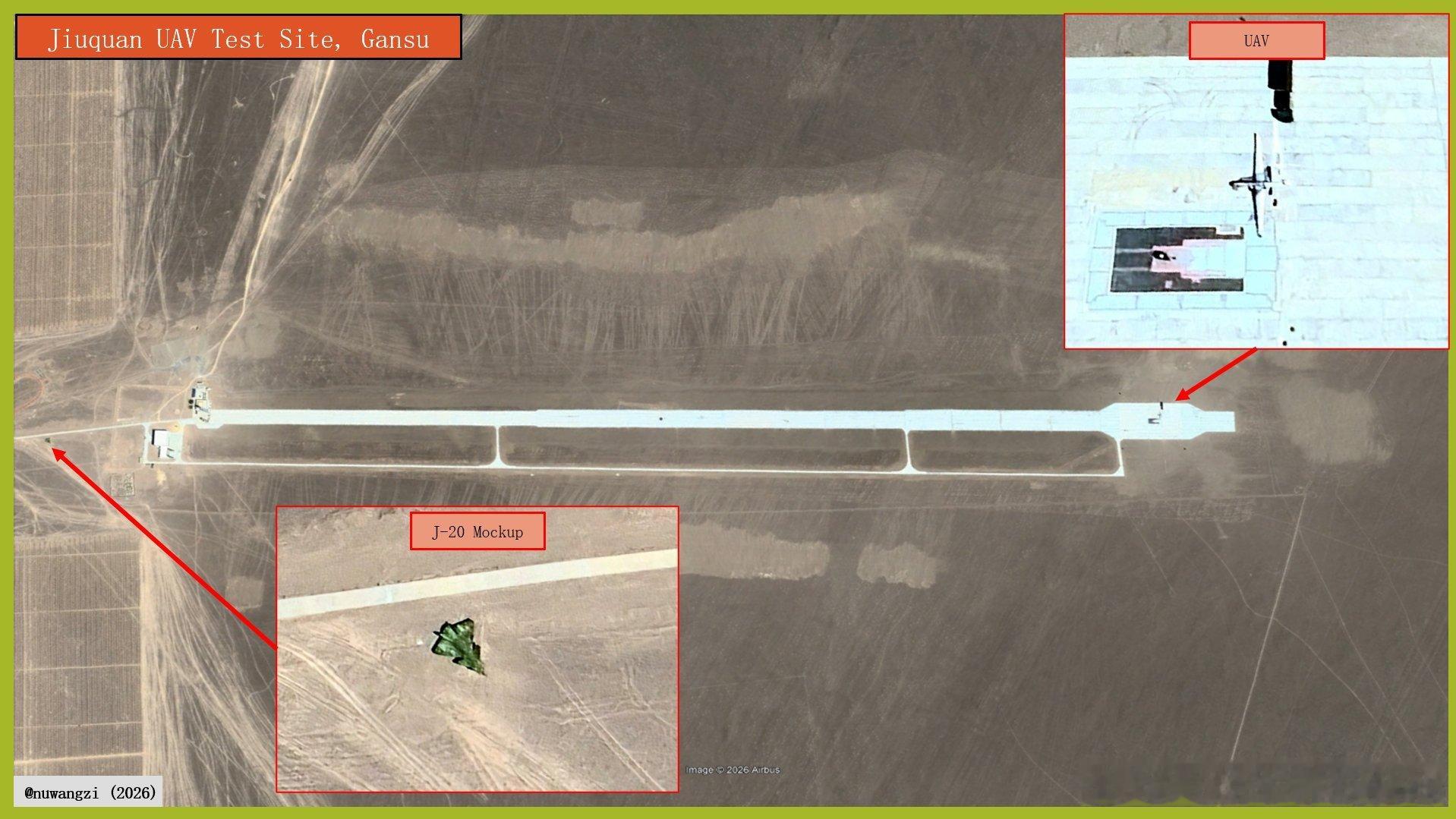 老外的判断：“那条最初被认为是用于训练（作为目标）的神秘的全尺寸跑道，如今看来更