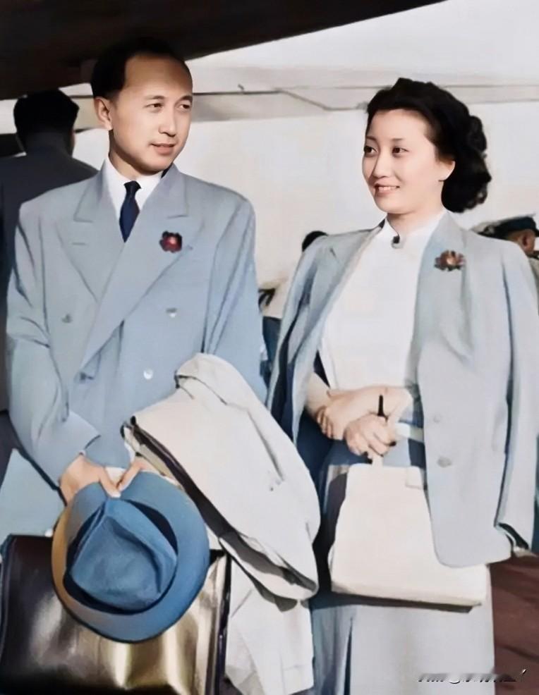 1947年，钱学森与夫人蒋英度蜜月时的珍贵合影，真是惊艳了时光！