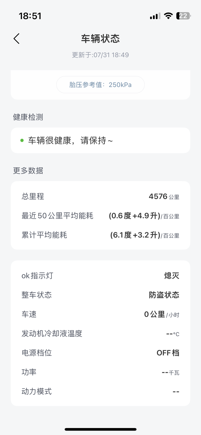 我的车开了4576公里了和大家交流下爱车油耗情况车子是宋ProDM-i20