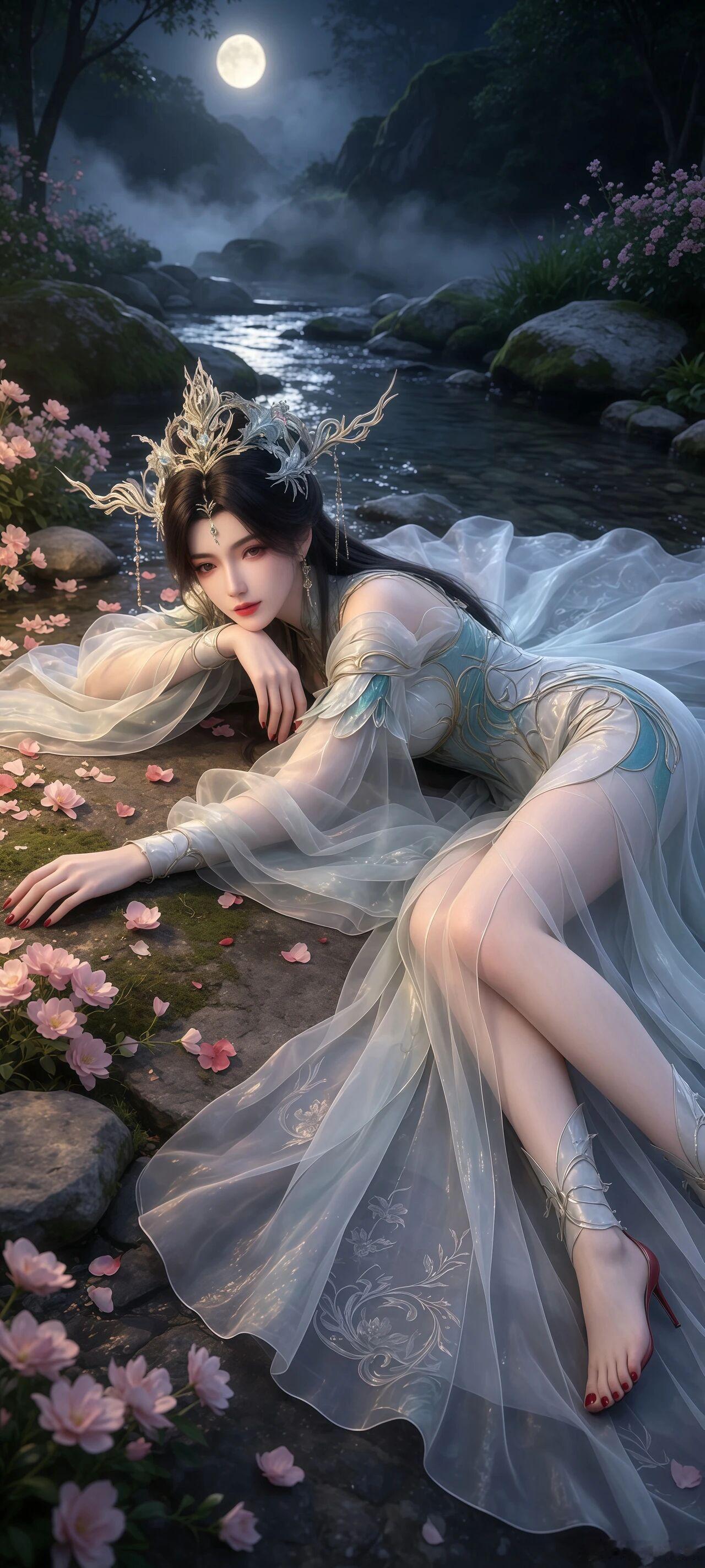《完美世界》柳神壁纸特辑：东方美学巅峰，一眼沦陷的3D国漫女神次元新星计划国漫动