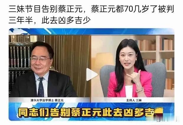 三年半刑期敲定，蔡正元在与亲友告别时，没有丝毫慌乱，反倒透着一份泰然自若。面对检