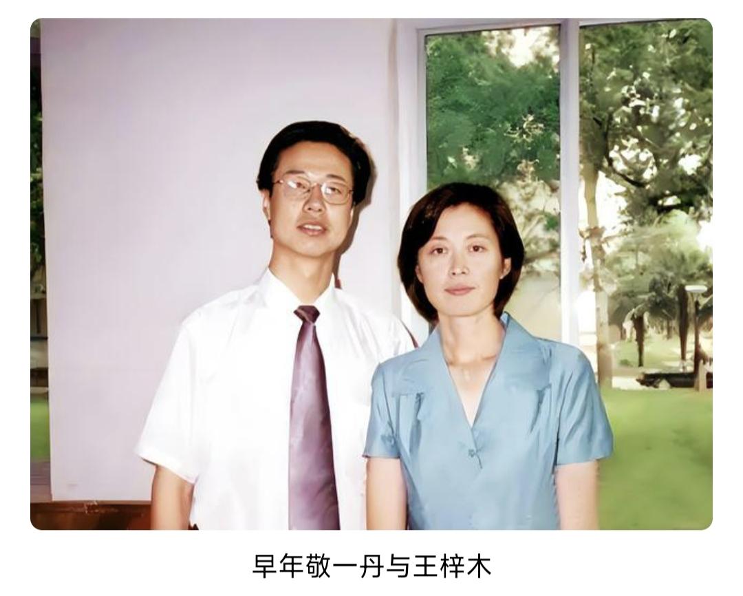 敬一丹对自己的丈夫好尊重哦，当年王梓木没下海以前，是国家干部，收入稳定，工作稳定