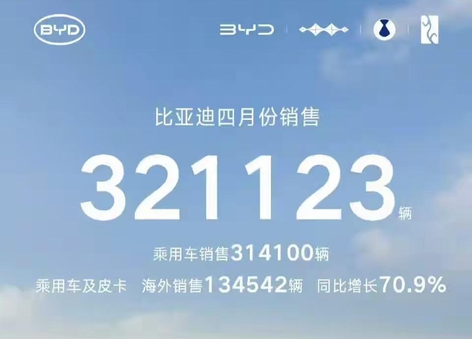 4月份的自主三强初现端倪迪子凭借闪充技术+闪充站发布即量产优势单月销量重回3