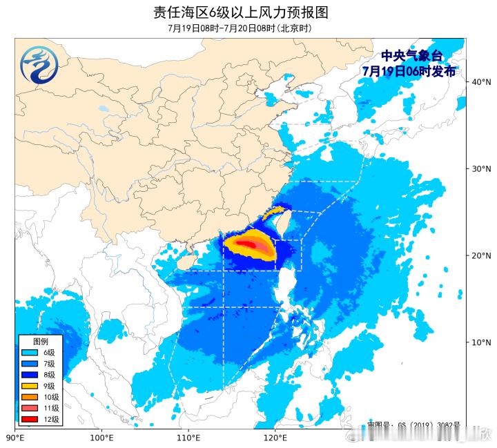 【台风韦帕的风雨】未来台风韦帕西行为主，其东北侧有副热带高压，因此最大的风应该出