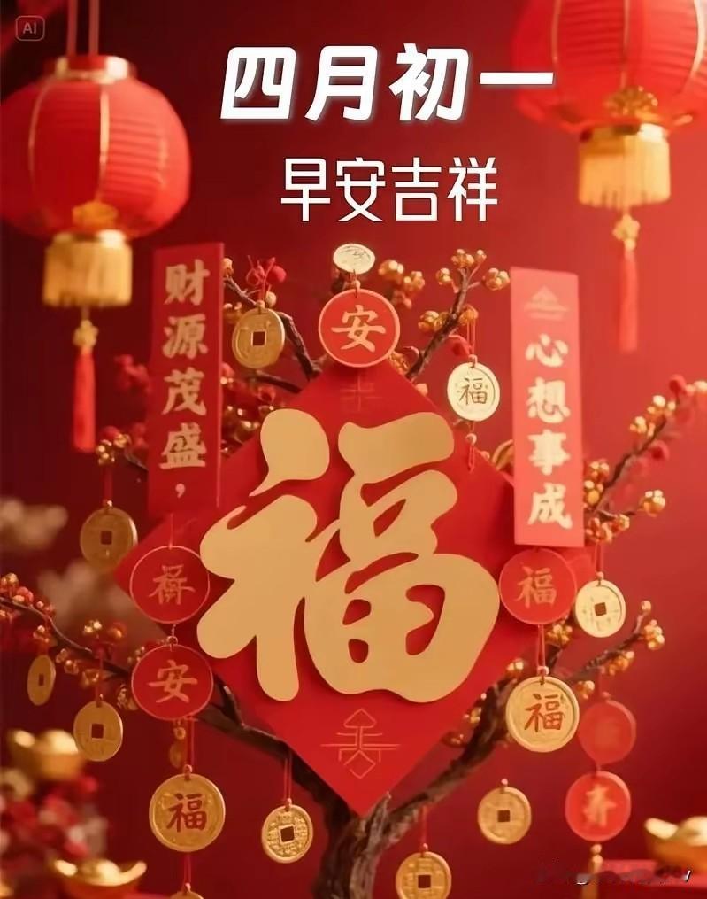 今日农历四月初一，牢记这三件事，为家人讨个财多福多！今天是农历四月初一，老