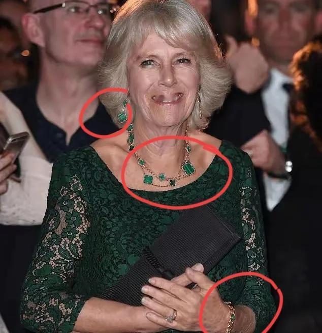 卡米拉为何独爱“四叶草”，原来是这个原因这位英国王后，对“四叶草”的珠宝首饰，