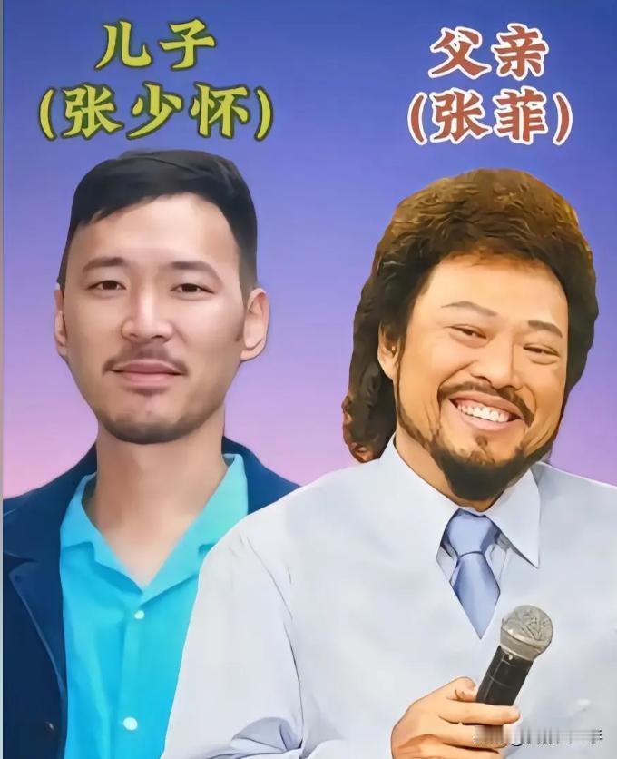 港台演艺圈内的那些明星“父子兵”，星二代和他们的老爸，颜值差很多。子承父业，有