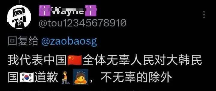 精日代表完了又被韩吹代表了[doge]