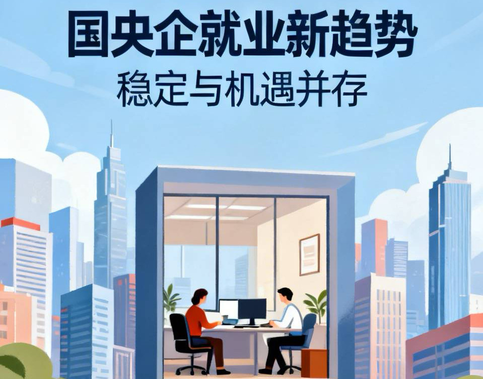 最近有个有意思的现象：国央企里美女越来越多了。这不是错觉，校招现场、食堂里，工位上，一眼扫过去，颜值