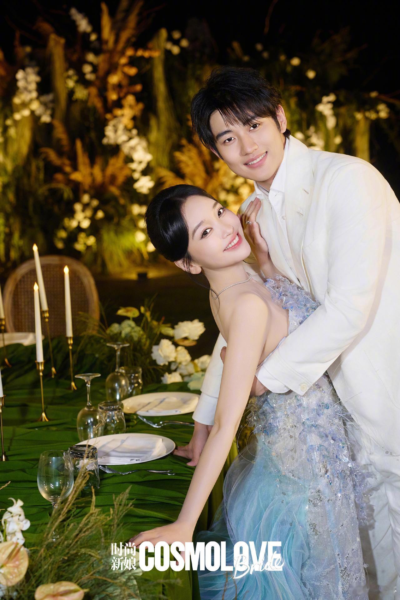 金莎晒出她和老公孙丞潇在巴厘岛拍摄的婚纱照，不得不说金莎真的很会保养，她和19岁
