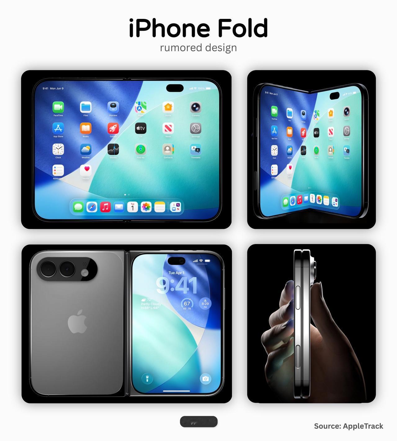 苹果新任CEO第一款作品iPhone折叠屏9月发布应该跟华为阔折叠类似至于