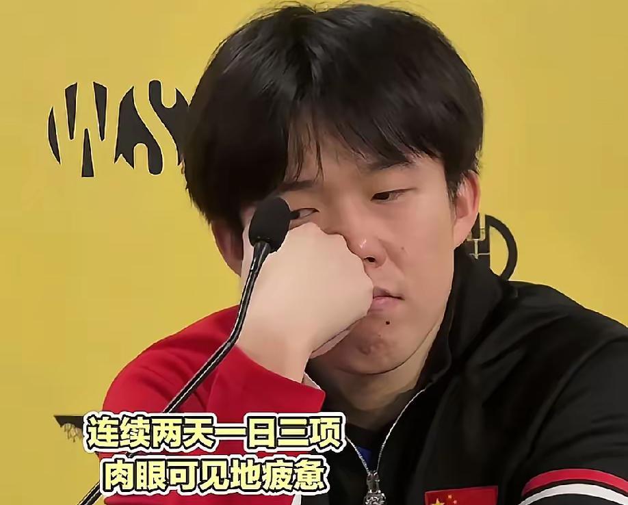 如果王楚钦能够选择的话，大头会忍痛割爱哪一项？中国大满贯赛上，王楚钦一人身兼三