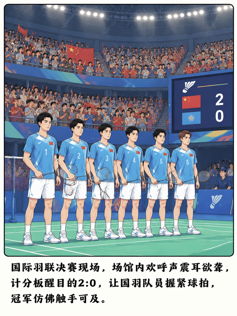 从20到23，国羽男团决赛的遗憾，全锁在那三次2123里！前两盘顺得离谱石宇奇20稳拿，梁伟铿搭档2
