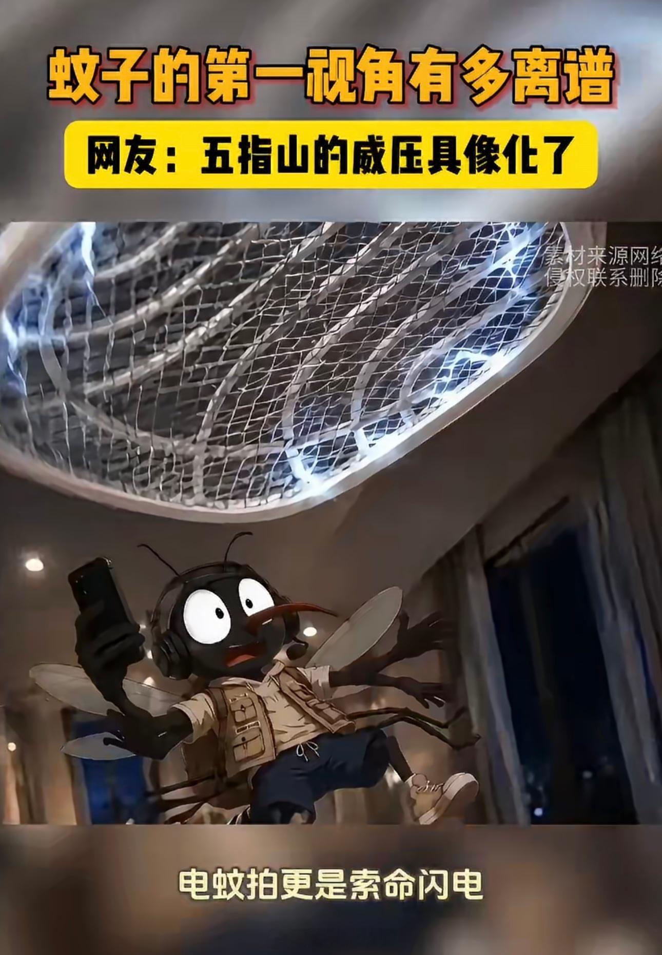 蚊子的第一视角有多离谱代入蚊子第一视角大开眼界，人类在它眼中只是巨型Q版生物，肆
