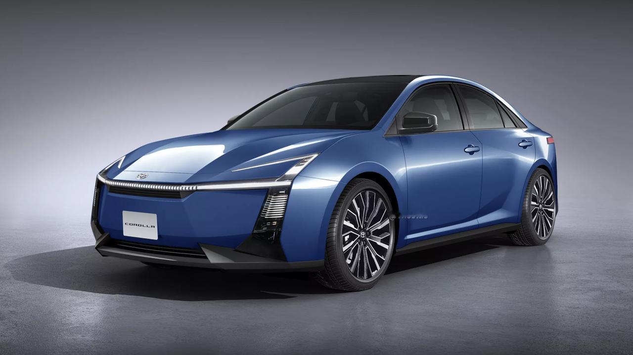 卡罗拉将迎60年来最激进换代。2025日本移动展的锤头灯+锋锐折线概念车已预告