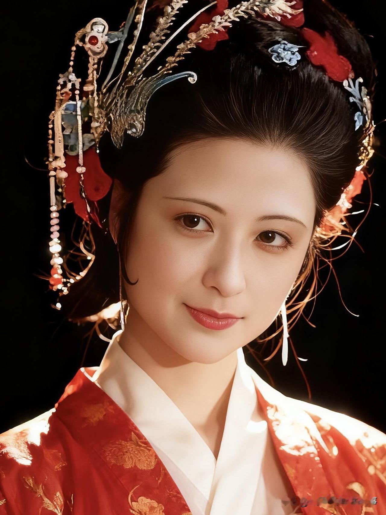 87版尤二姐的绝美定妆照，化妆师杨树云为她量身打造的“媚妆”，这“媚妆”没有浓墨