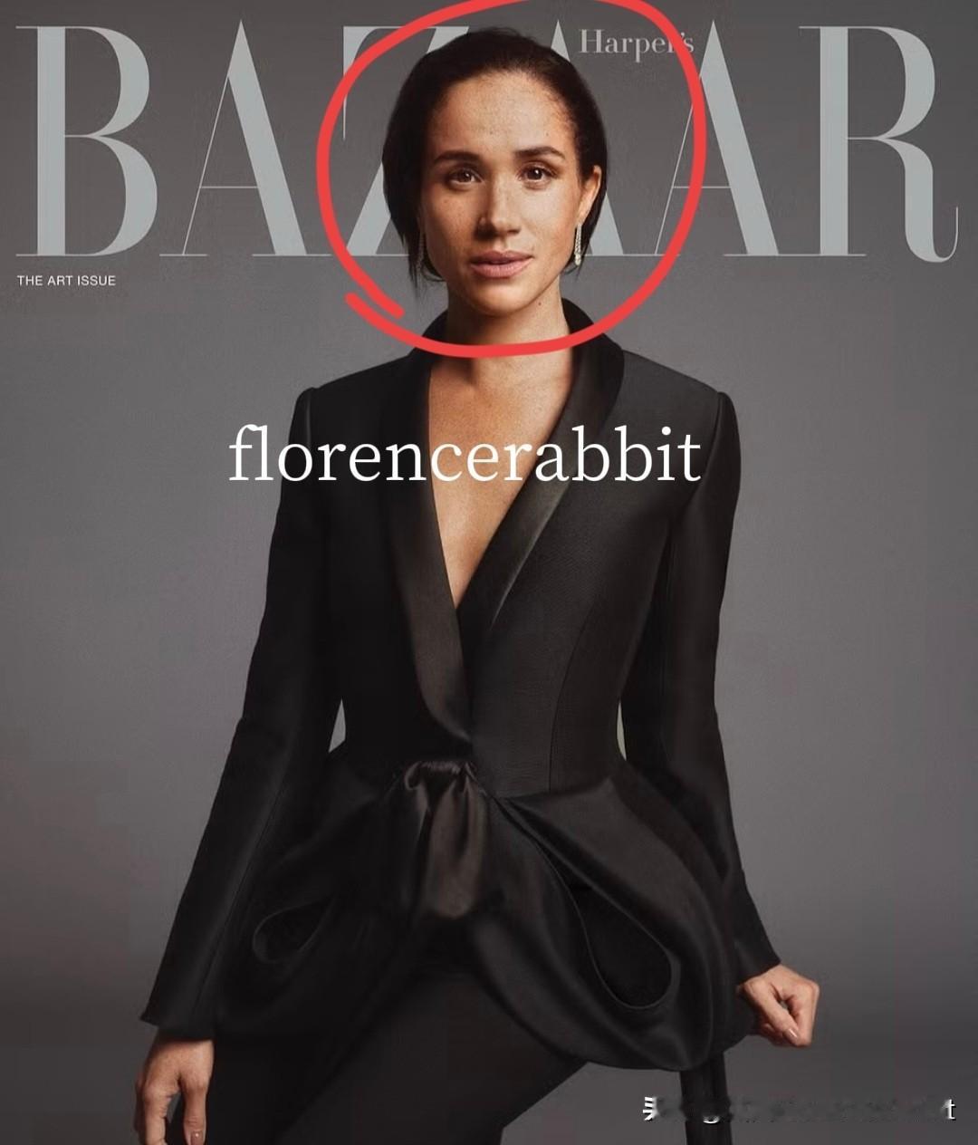 马克尔登上了《时尚芭莎》的封面！发际线明显上升的大背头+裸妆+低胸+空洞凝视？