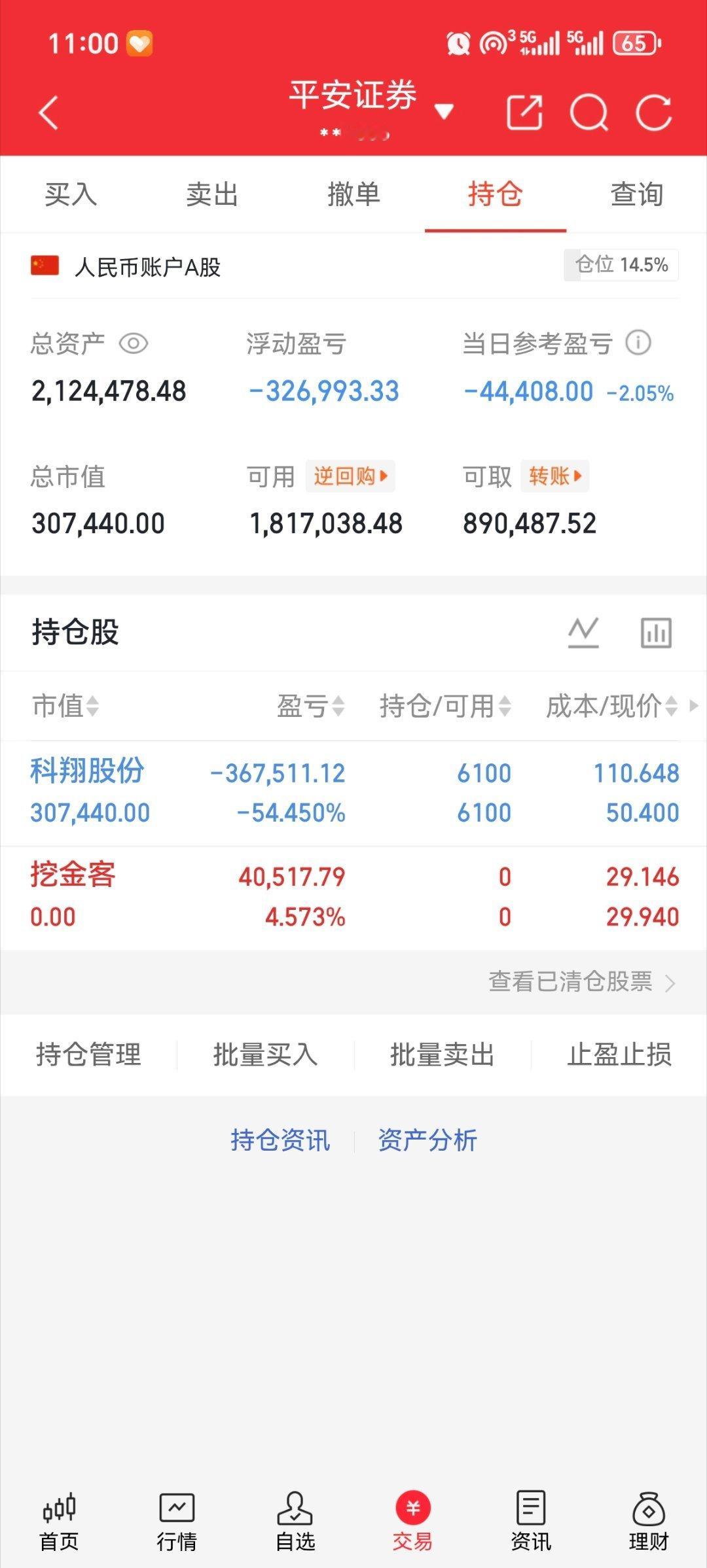不开新仓了，休息