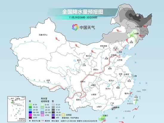 明起新一股冷空气来袭! 东北等地降雪明显增强部分地区有暴雪