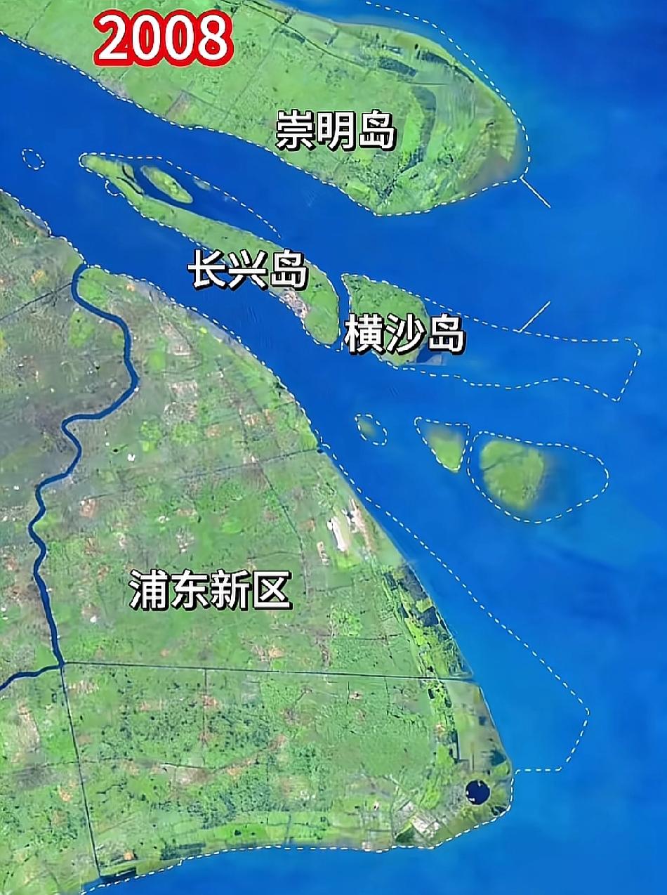 上海陆地面积越来越大了，最近20年陆地面积增加还是比明显，从地图上海的陆地面积已