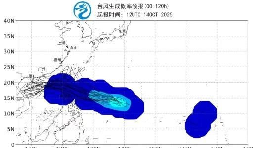 台风“风神”将选择广东还是台湾🌀目前已经有几个模式预测，台风“风神”在20