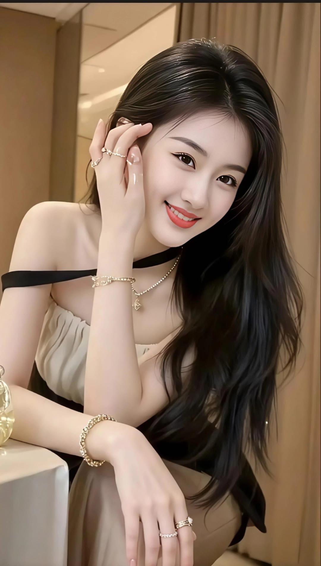 甜美少女心爆棚，优雅气质满分！💖✨