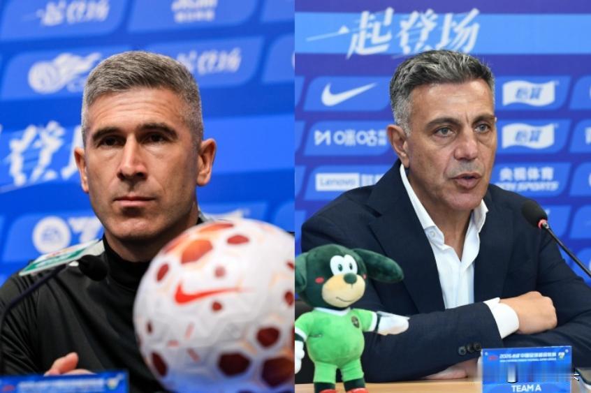 都是绿色球衣，都是外教，积分一模一样，战绩一模一样，但两支球队都没有换帅的打算！