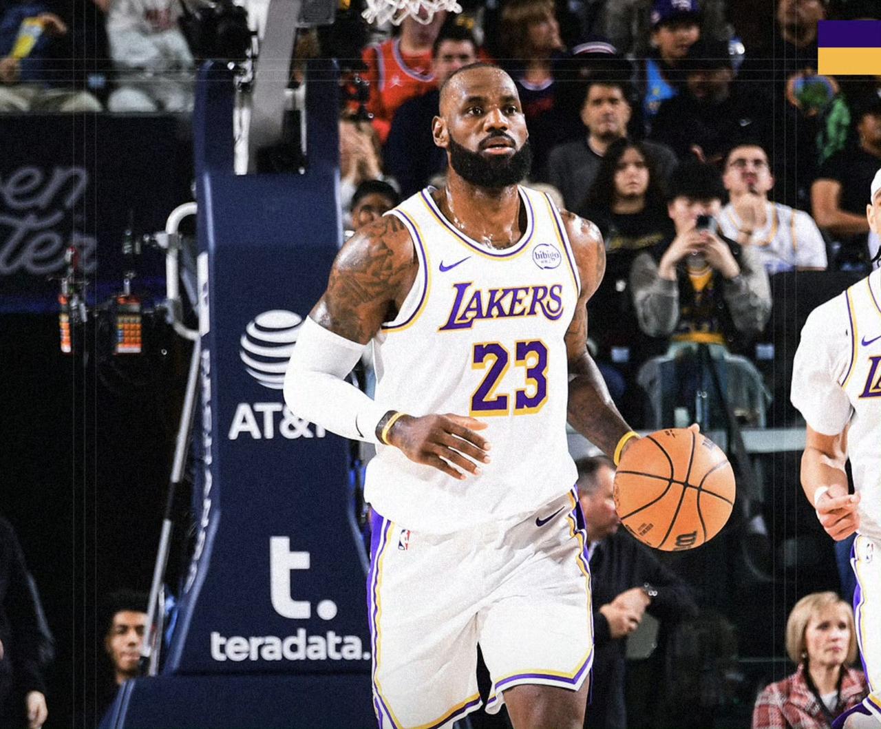 詹姆斯上演孤胆英雄！当40岁355天的詹姆斯用28投15中砍下36分，超越诺维