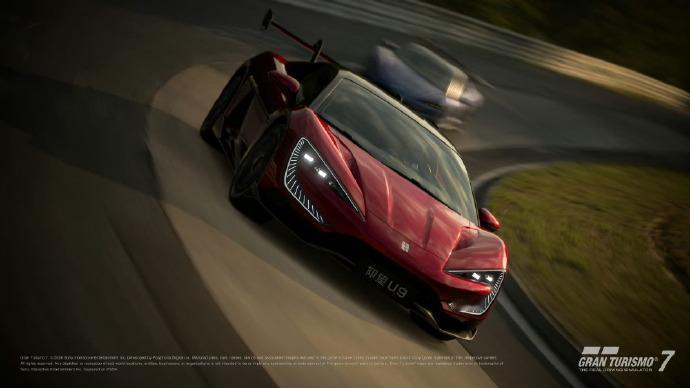 又一辆国产车上线GT7继小米SU7Ultra后，仰望U9也加入GT7了，