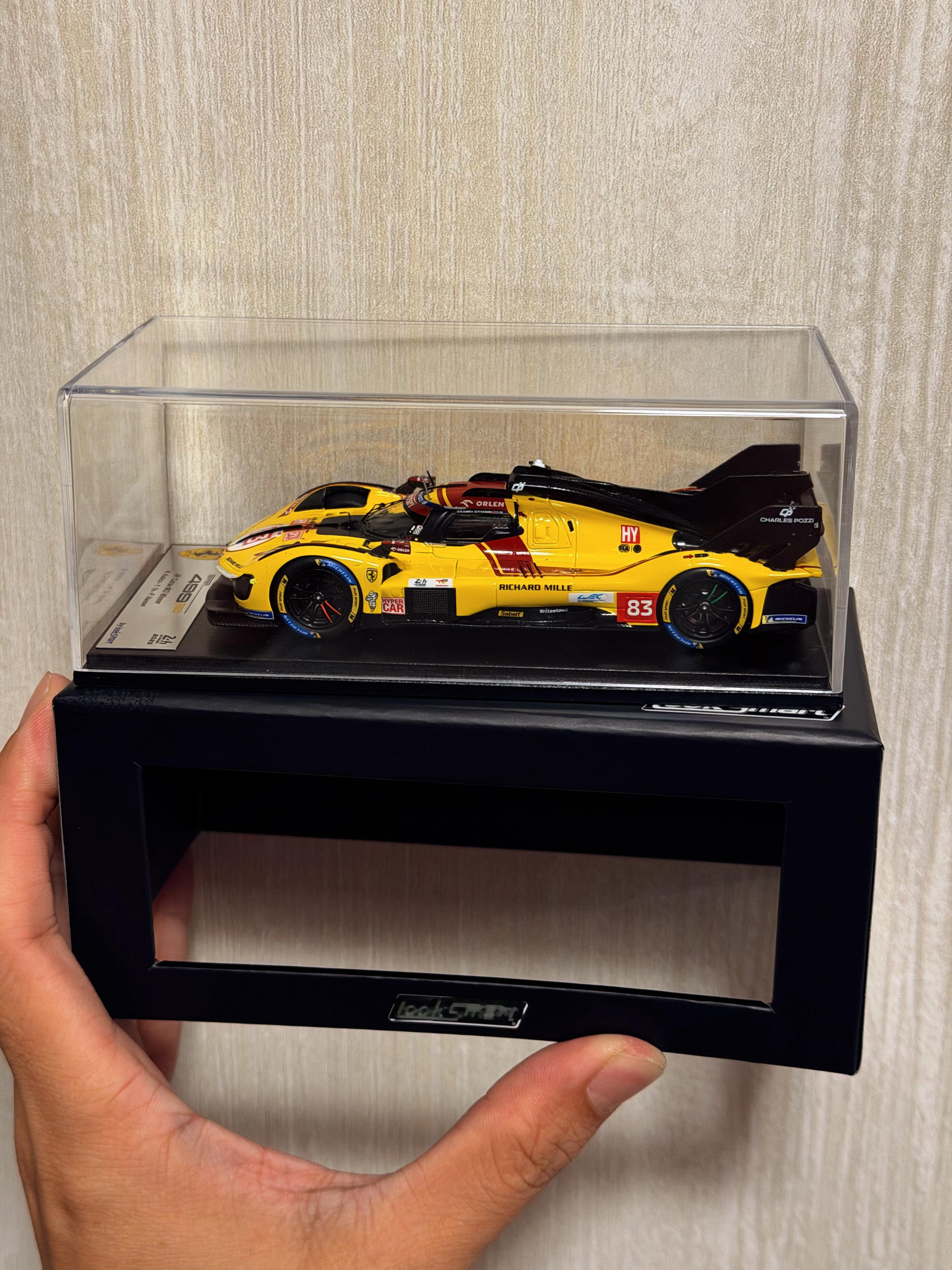 83号法拉利499P勒芒冠军赛车1:43模型，等一个签名[大笑]汽场全开​