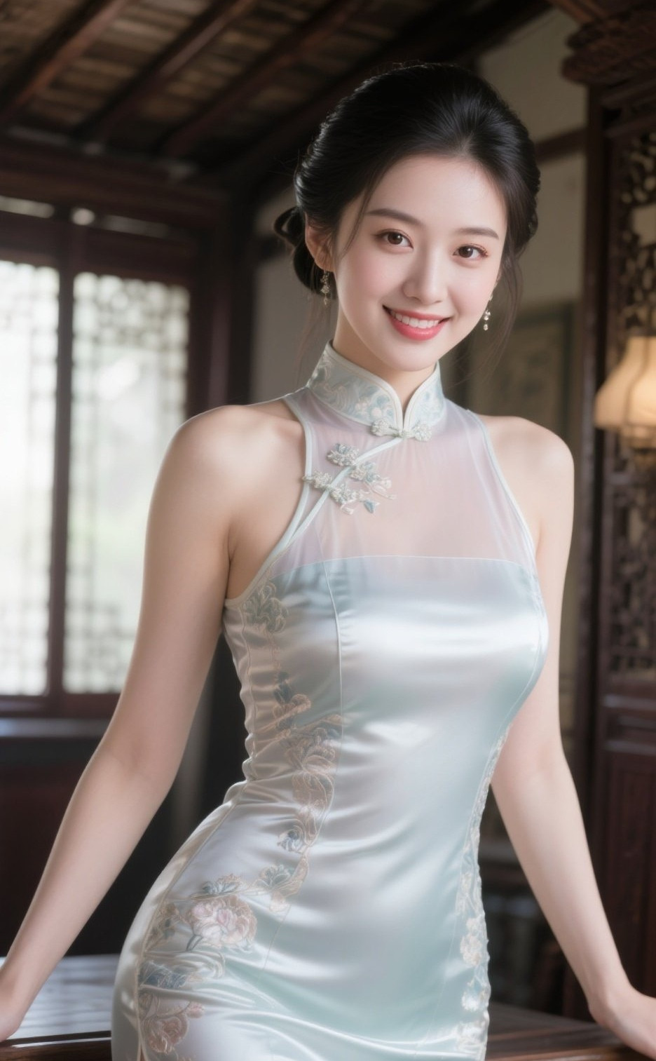 东方淑女旗袍秀步步生香韵悠长