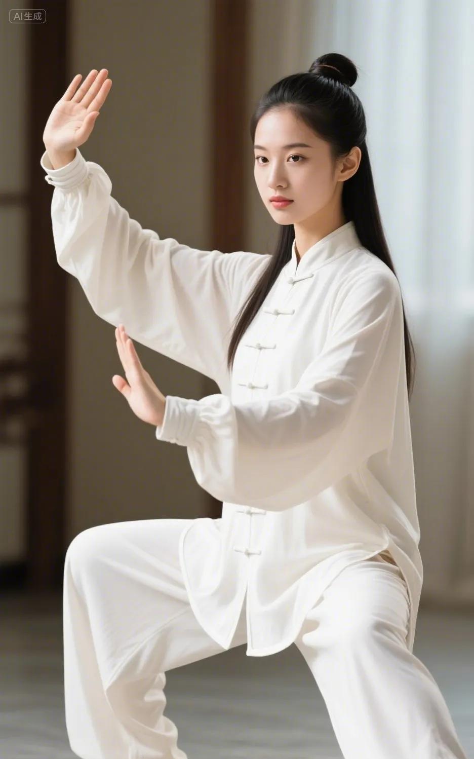 #有哪些美女让人过目难忘？#打太极的美女小姐姐