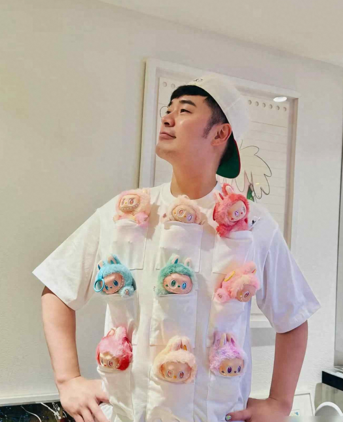 陈赫狂秀九只Labubu，粉丝求送无果，玩偶市场疯狂抢购