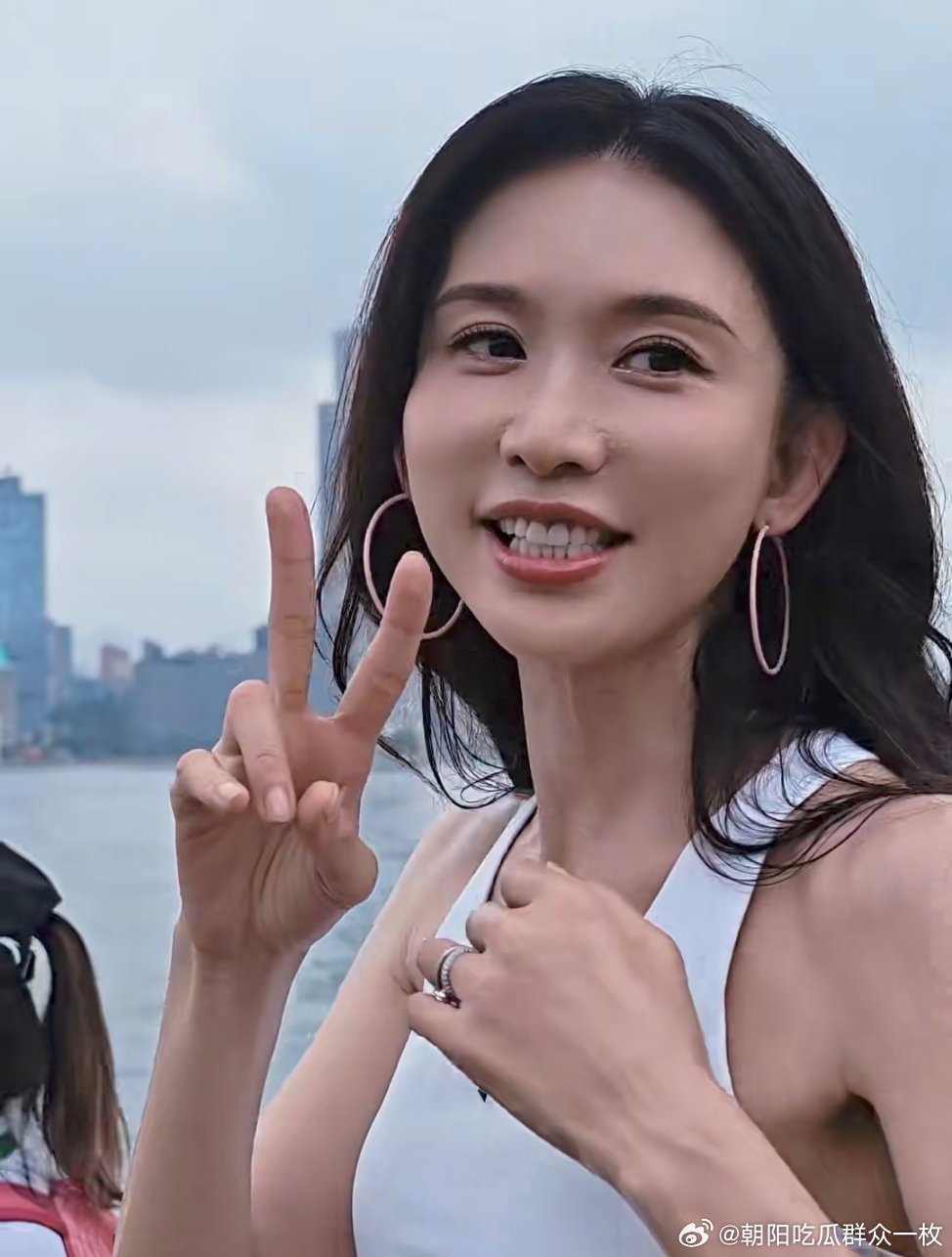 林志玲51岁体态51岁林志玲状态满满参加香港马拉松。