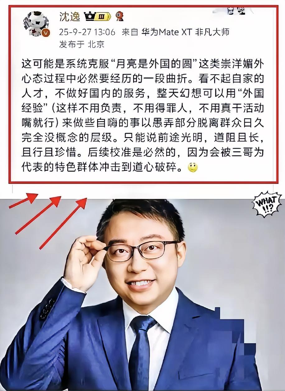 卢克文：沈逸言语犀利批评K签证！有些人想太简单，后续校准是必然……​卢克文转发