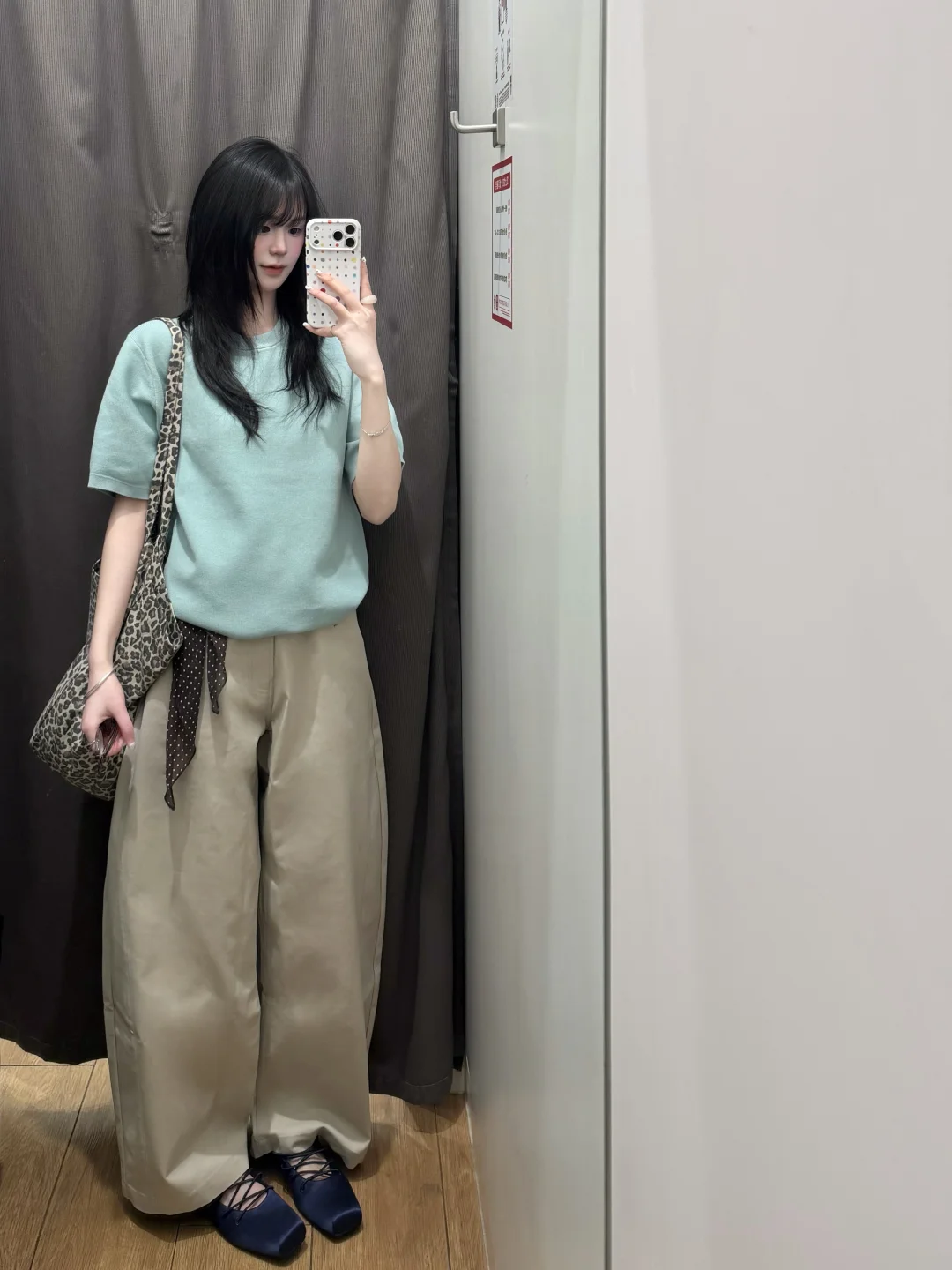 优衣库你lemaire啊！🥹简单干净薄荷绿好显白