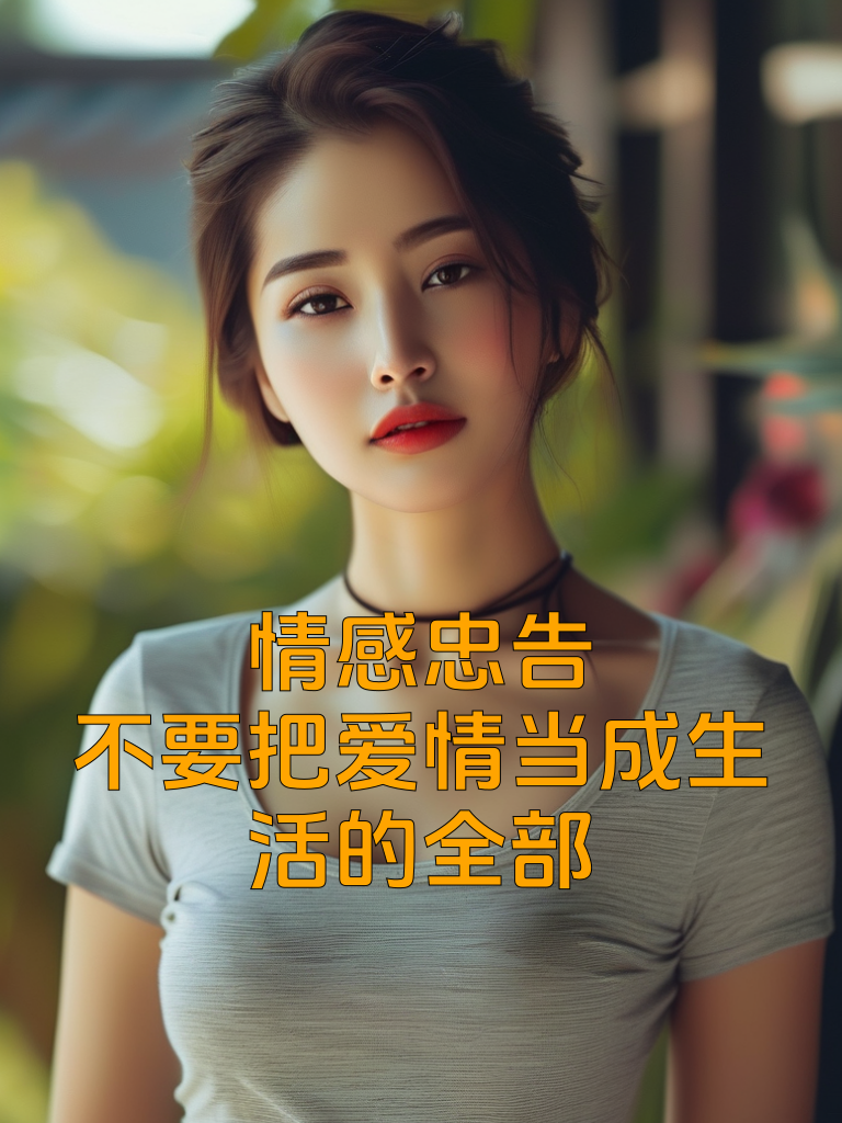 情感忠告：不要把爱情当成生活的全部