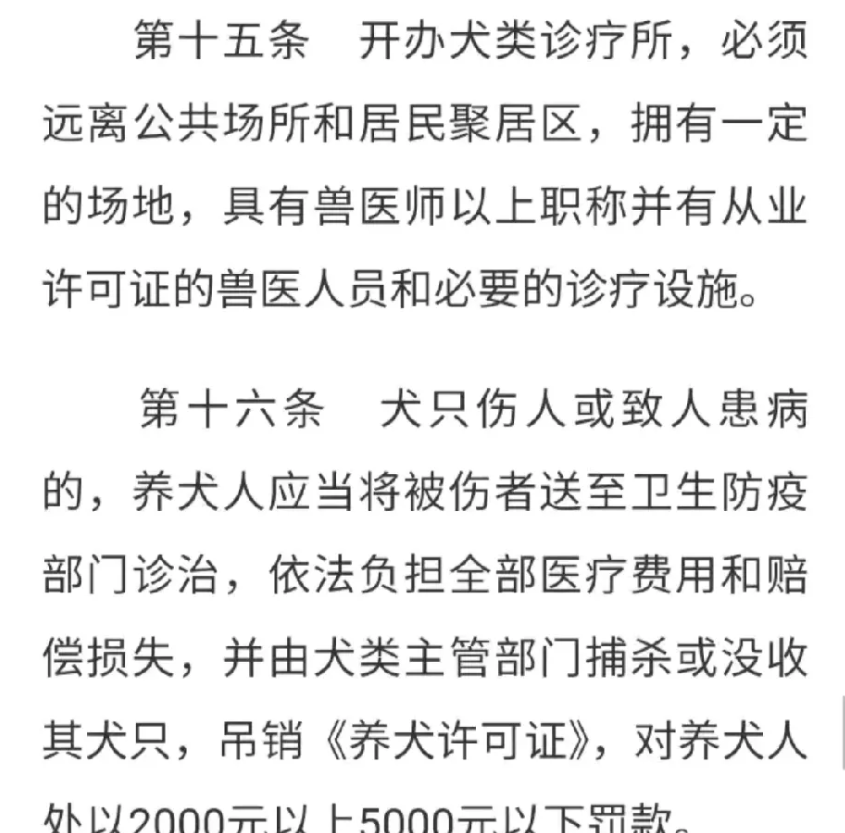 杭州新规：咬人狗必死，不再是赔钱了事了。杭州出台了针对养狗的新规矩，这事