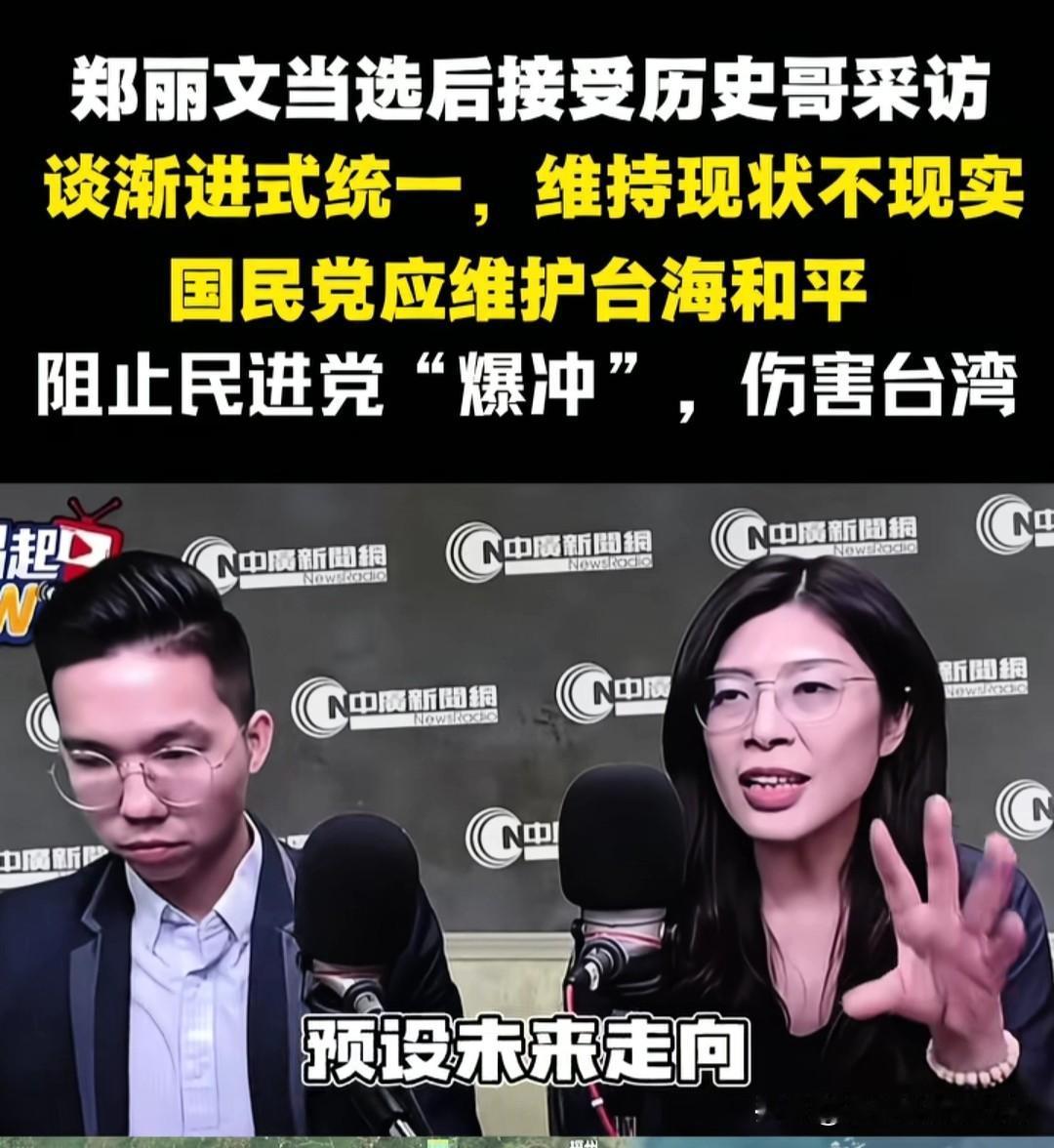 郑丽文受邀“历史哥”采访，谈美国兰德公司报告：他们希望以时间换空间，要求美国政府