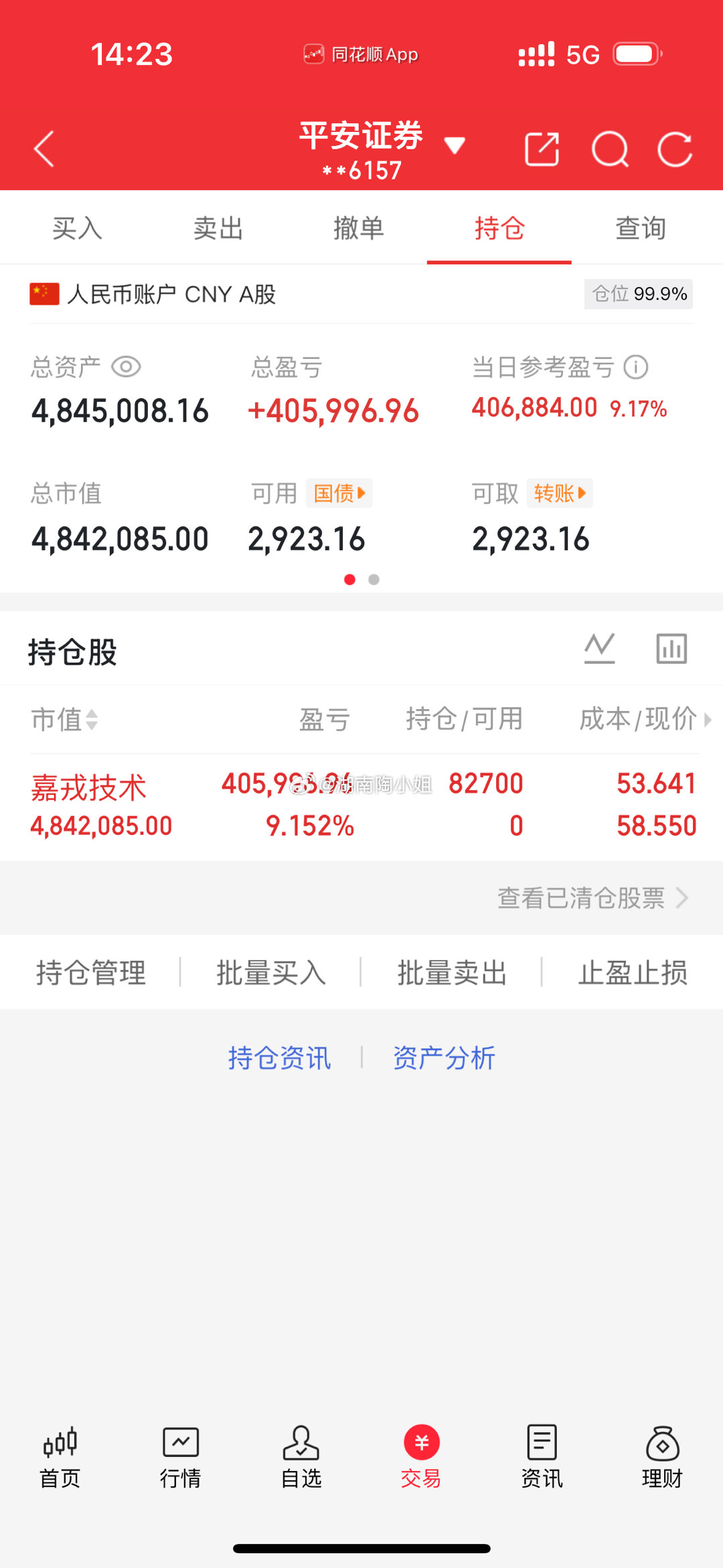 股友们，吃肉了！拉这么多