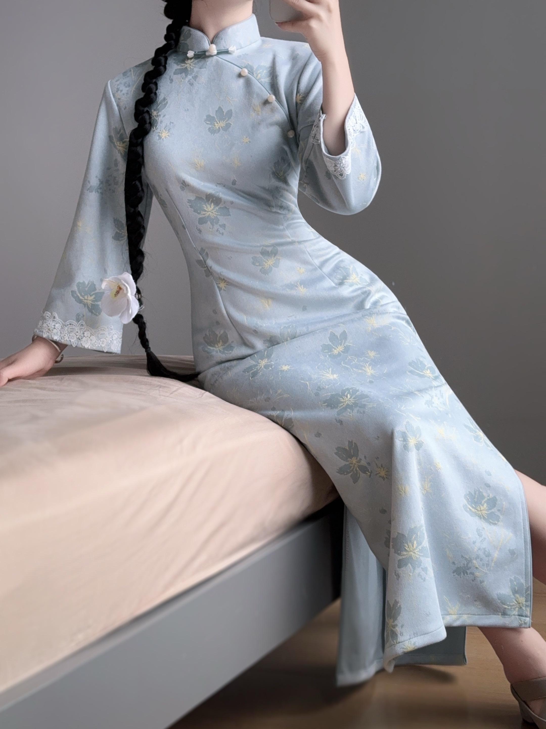 “蓝色旗袍”
