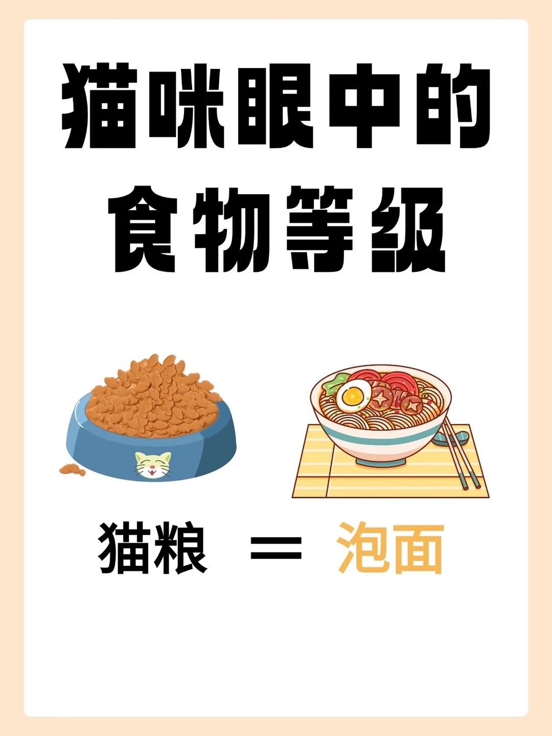 猫咪眼中的食物等级