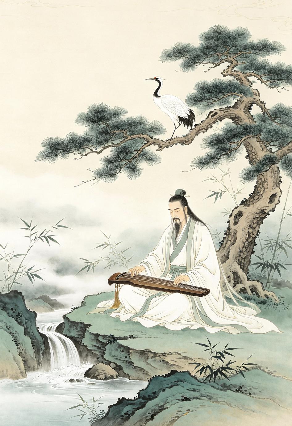 “浮生若梦，大梦谁先觉？”从道家讲，“人”字两笔，一笔写执念，一笔写放生。前