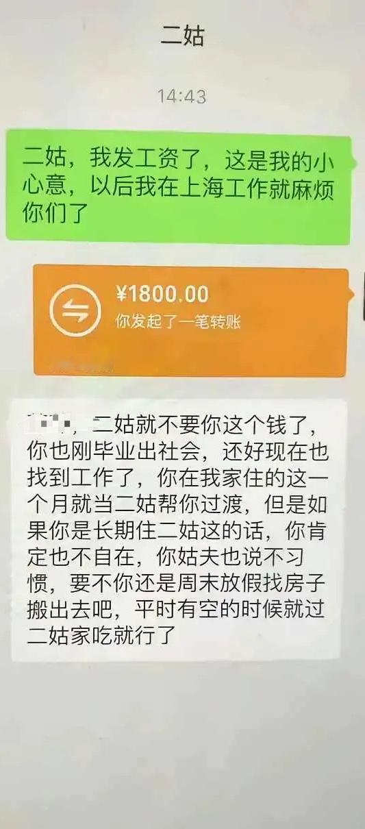 二姑这是什么意思？[汗]