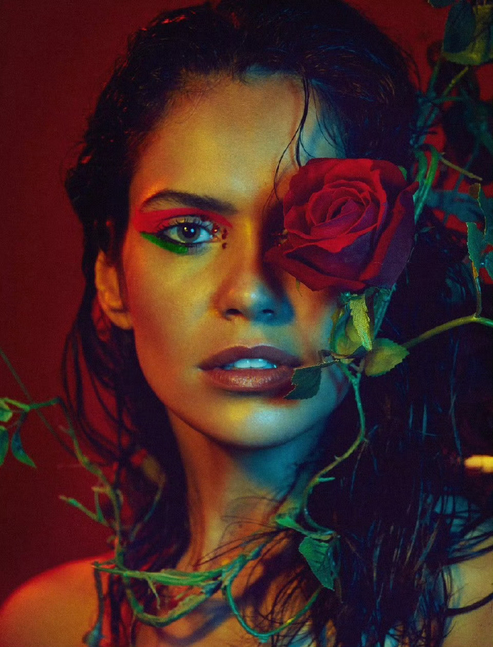 AmandaWellshVogueUkraine封面大片摄影AnLe