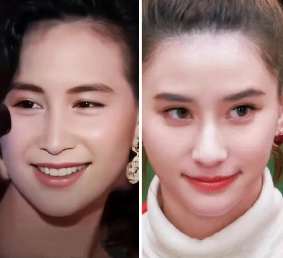 何超琼和何超莲长的有点像。何超莲是甜美可爱的小家碧玉，何超琼是高贵典雅的大家闺