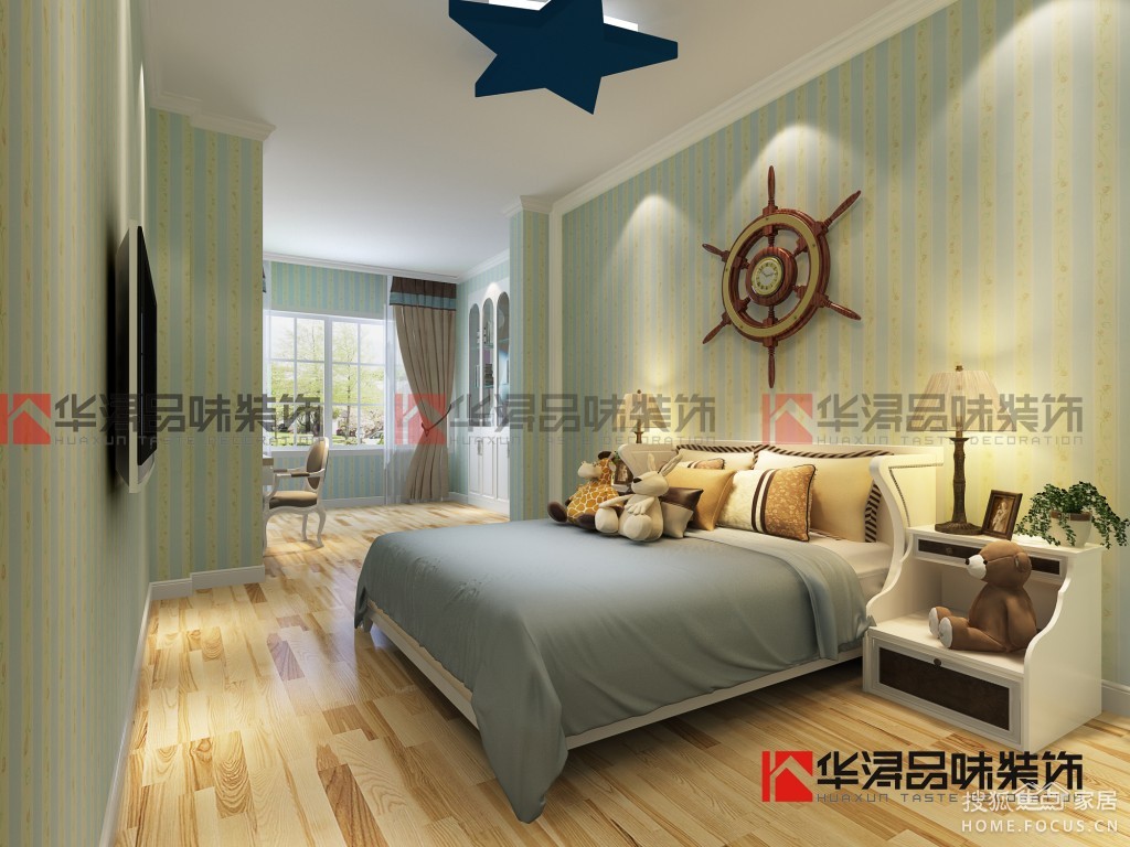 本案设计风格为古典欧式,挑高的客厅搭配温润石材线条罗马柱造型,既要